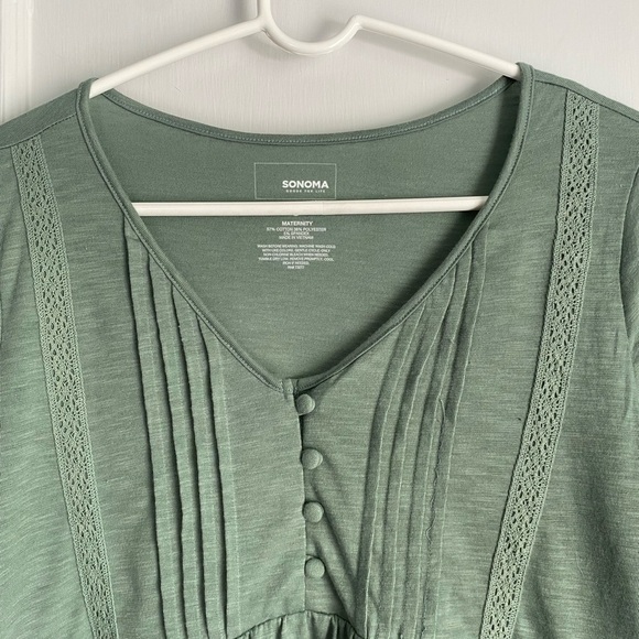 NWT Sonoma  Maternity 3/4 Sleeve, Size Small - Picture 5 of 9